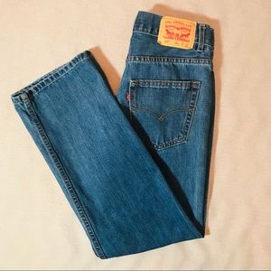 Levi’s 550 Relaxed Straight Leg Mid-Wash Red Tag